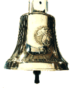 Bell of the ship "LA FRANCE". Weight: 262 kg. Credit Patrice Valette
